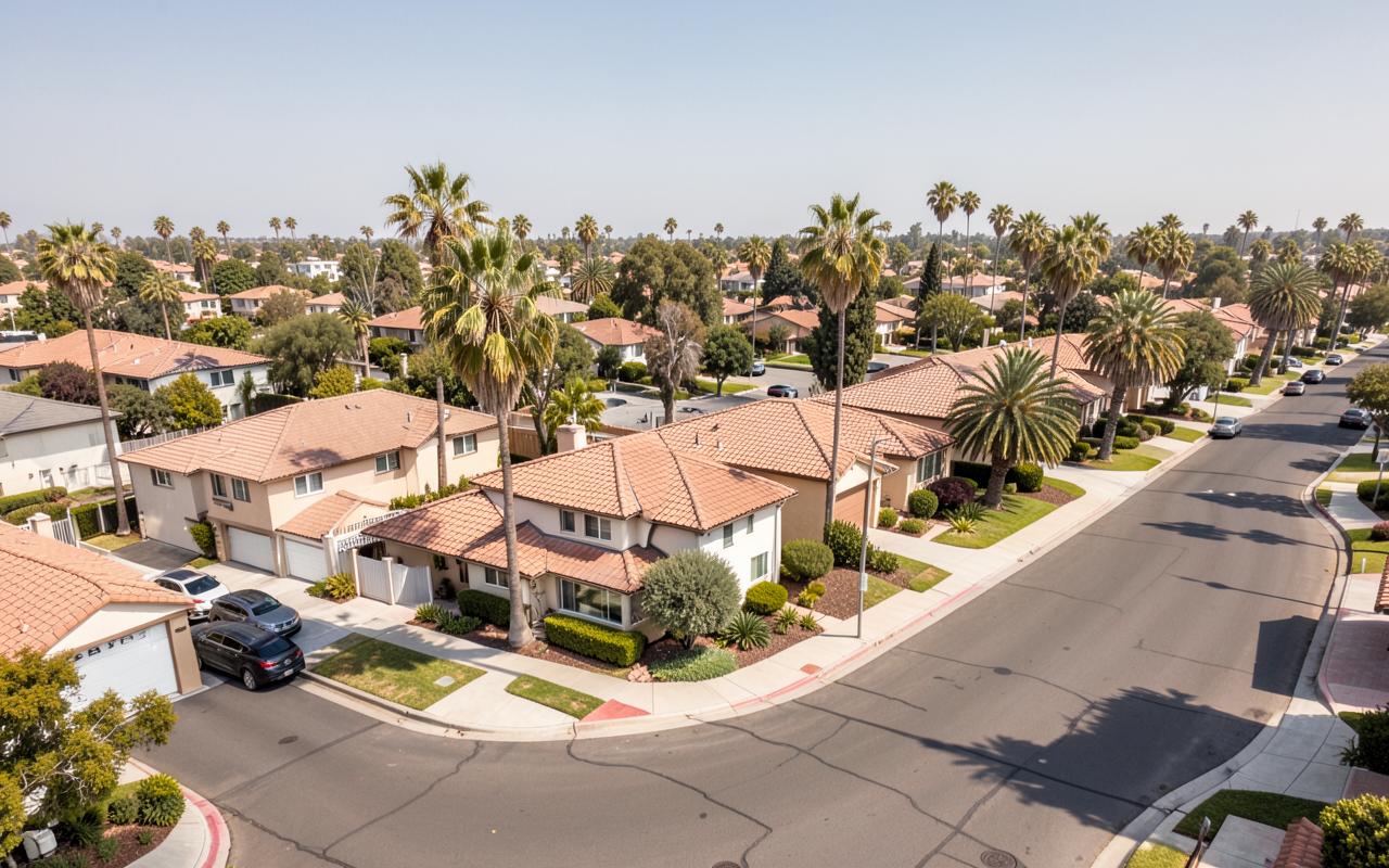 Orange County suburban neighborhood served by Toby's Mailers